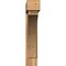 Ekena Millwork Thorton Block Rough Sawn Bracket w/ Offset Brace, Western Red Cedar, 8"W x 42"D x 42"H BKT0806X42X42THR05RWR - alternate 3